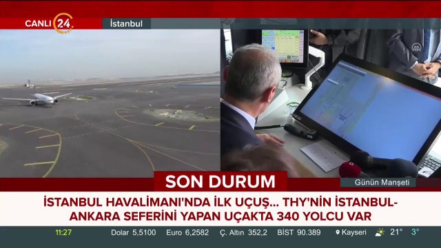 İstanbul Havalimanı'ndan ilk tarifeli uçuşu gerçekleştirecek uçak