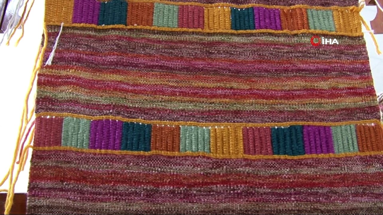 El halı dokumacılığı ev hanımlarına gelir kapısı oldu