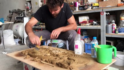 Bozkırın ortasında turizm için tekne üretiyor