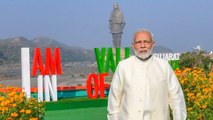 Statue of Unity के Inaguration पर बोले PM Modi, कहा आज मैं भी सौभाग्यशाली बन गया | वनइंडिया हिन्दी