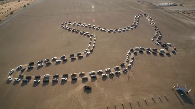 VÍDEO: el mayor baile sincronizado de Nissan Patrol, nuevo Récord Guinness
