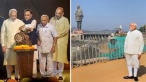 PM Modi inaugurates Statue of Unity in Gujarat’s Kevadiya | OneIndia News