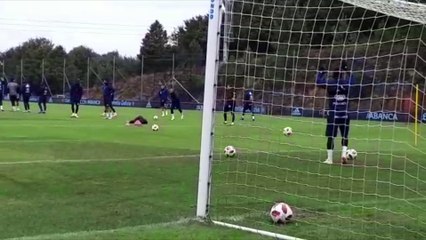Entrenamiento del Celta de Vigo (31/10/2018)