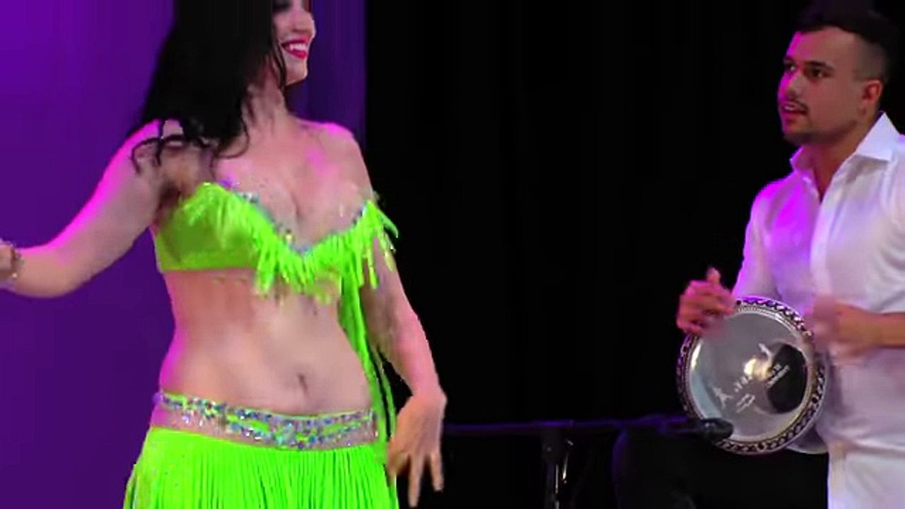 Belly dance drum solo- Shahrzad & Marshall Bodiker - YouTube