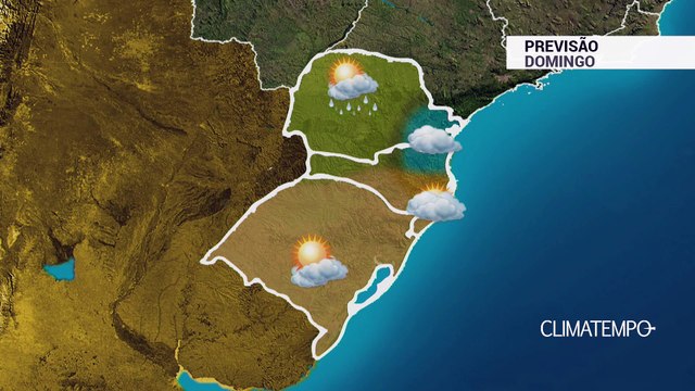 Previsão Sul – Nuvens carregadas se afastam