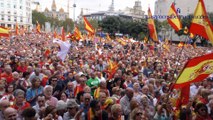 Vean como centenares de miles de personas claman «Puigdemont a prisión y Sánchez dimisión»