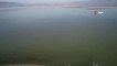 Marmara Gölü Yok Oluyor...su Seviyesi Yüzde 10'a Düşen Marmara Gölü Havadan Görüntülendi