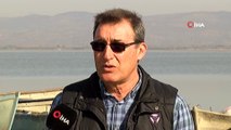 Marmara Gölü yok oluyor...Su seviyesi yüzde 10'a düşen Marmara Gölü havadan görüntülendi