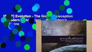 [P.D.F] Evolution - The Greatest Deception in Modern History: (scientific Evidence for Divine