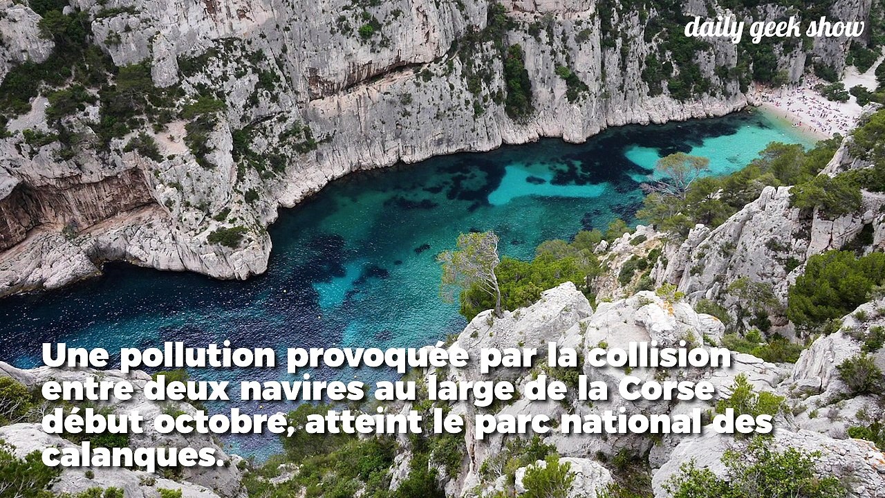 Le parc national des calanques atteint par des résidus de pétrole