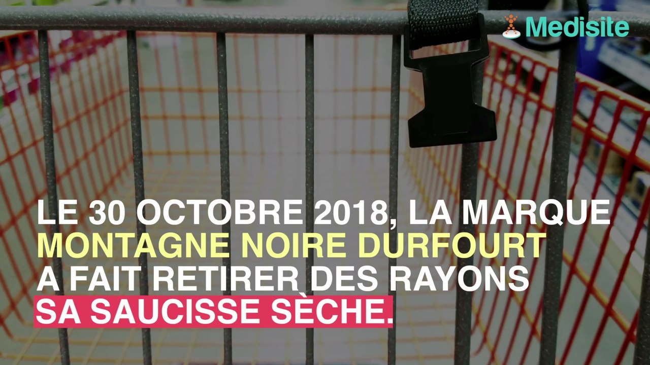 Des saucissons contaminés à la salmonelle font l'objet d'un rappel
