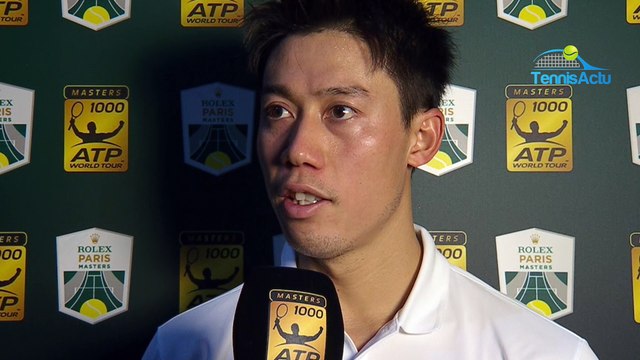 Rolex Paris Masters 2018 - Kei Nishikori : Ça n'a pas été facile ce match et cette victoire contre Adrian Mannarino