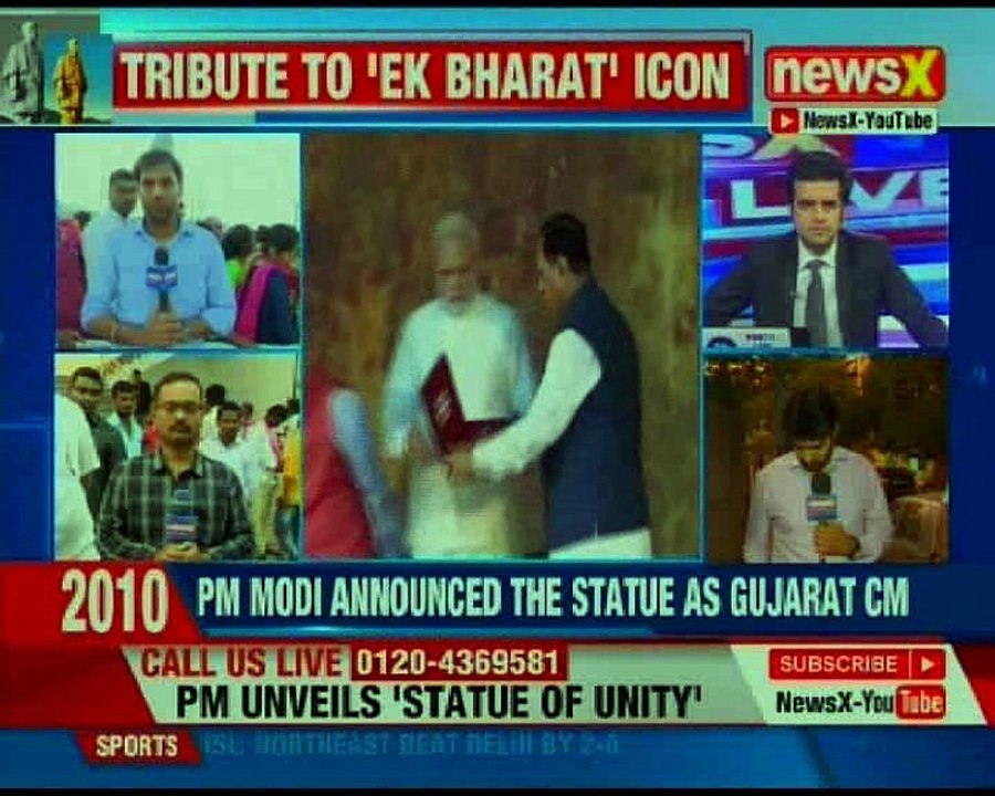 PM Narendra Modi unveils Statue of Unity in Gujarat; India pays tribute to Sardar Patel