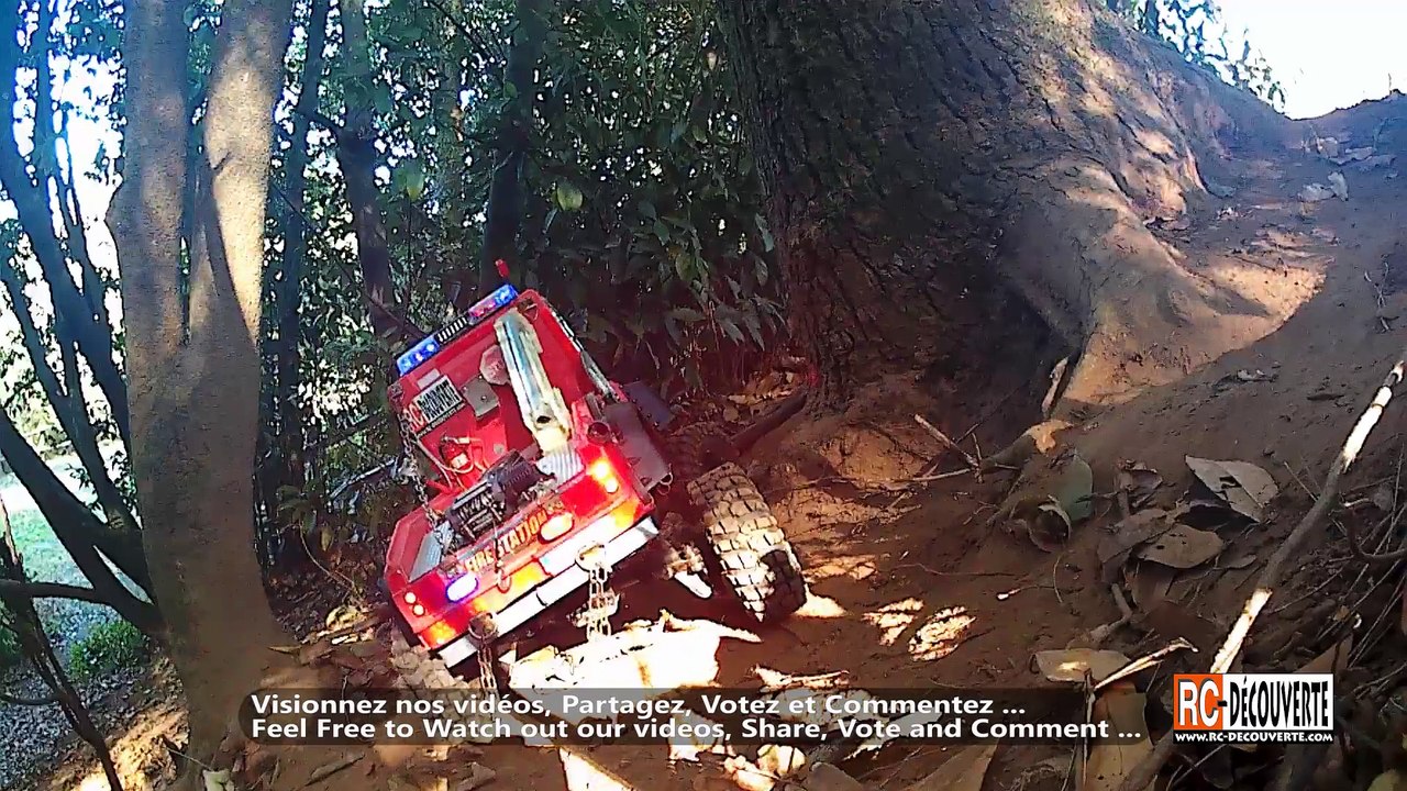 Rc Scale Camion de Pompier 4x4 après Travaux