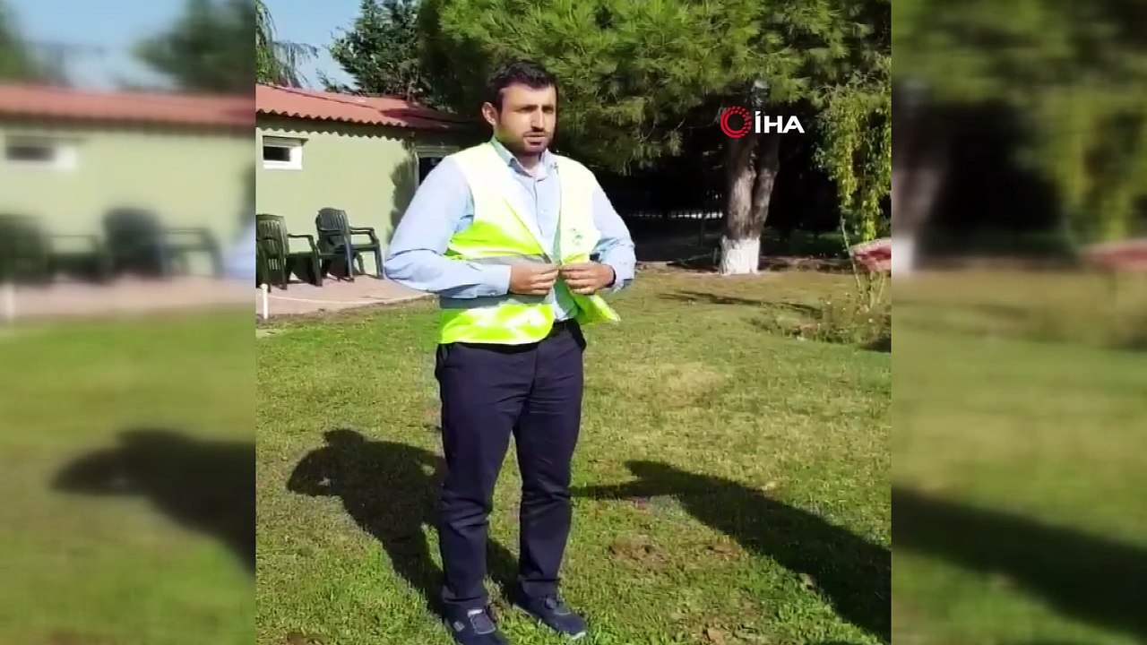 Selçuk Bayraktar ilk yalnız uçuşunu yaptı, eşi Sümeyye Erdoğan Bayraktar hortumla ıslattı