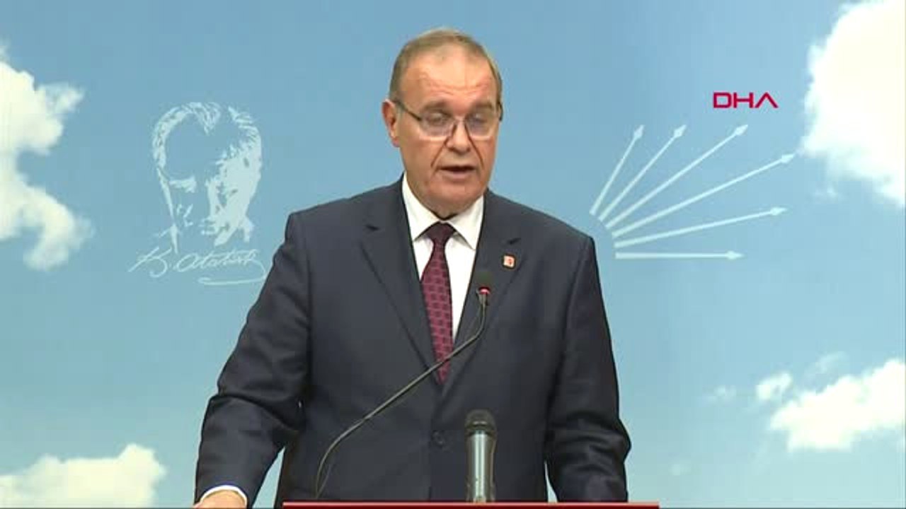 CHP Sözcüsü Faik Öztrak Myk Toplantısı Sonrası Açıklama Yaptı 2
