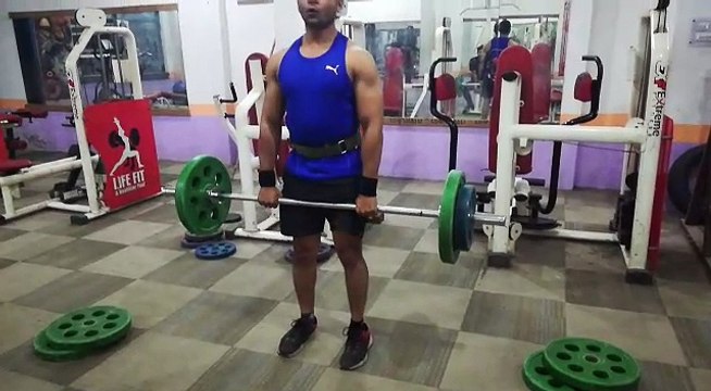 Bent Over Barbell Row Exercise for Upper Back