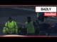Man films baggage handlers throwing luggage onto a cart | SWNS TV