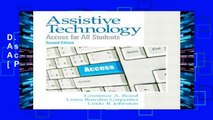 D.O.W.N.L.O.A.D [P.D.F] Assistive Technology: Access for All Students [P.D.F]