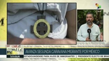 México: segundo grupo de la caravana migrante busca llegar a Tapachula