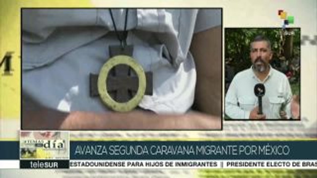 México: segundo grupo de la caravana migrante busca llegar a Tapachula