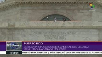 Puerto Rico: critican propuesta que legaliza máquinas traga monedas