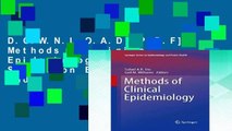 D.O.W.N.L.O.A.D [P.D.F] Methods of Clinical Epidemiology (Springer Series on Epidemiology and
