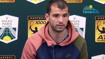 Rolex Paris Masters 2018 - Grigor Dimitrov : "Andre Agassi est hallucinant !"
