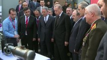 Cumhurbaşkanı Erdoğan, F-35 savaş uçakları için tasarlanan yerli ve milli mühimmatların sergilendiği alanı gezdi - ANKARA