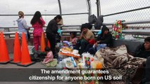 Migrants blast Trump decision to end US birthright citizenship