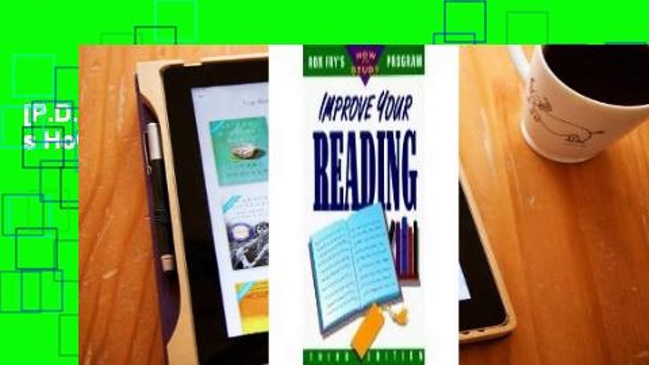[P.D.F] Improve Your Reading (Ron Fry s How to Study Program) [E.B.O.O.K]