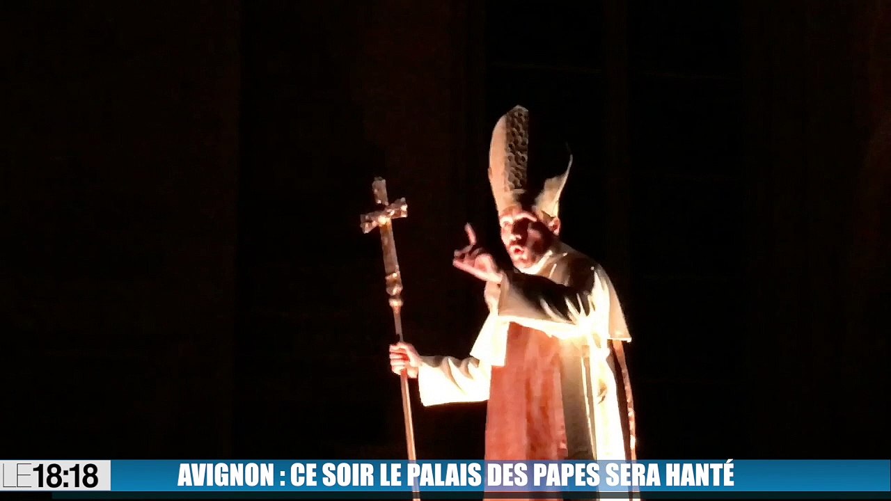 A l'occasion d'Halloween, même la Palais des Papes d'Avignon est hanté