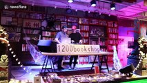 Chinese bookshop throws awesome Halloween party