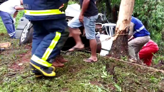 Grave colisão de trânsito é registrada na PR-180