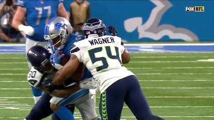 Tate dashes toward the middle for 12-yard reception