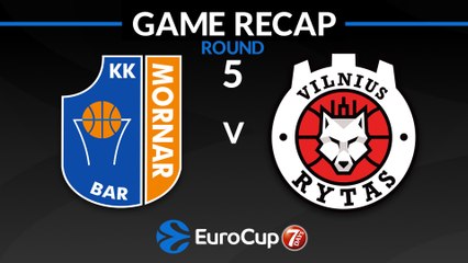 Highlights: Mornar Bar - Rytas Vinius