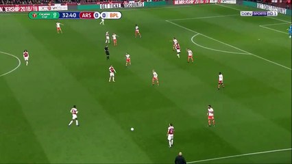 Lichtsteiner goal - Arsenal [1]-0 Blackpool