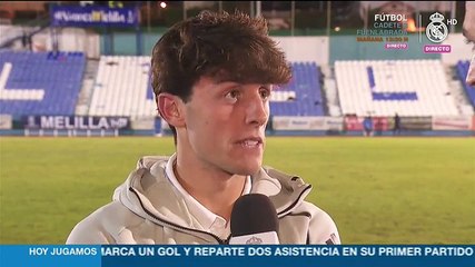 Odriozola: "Es indescriptible marcar un gol con el mejor equipo del mundo"