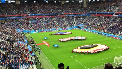 France - Belgium at St Petersburg stadium
