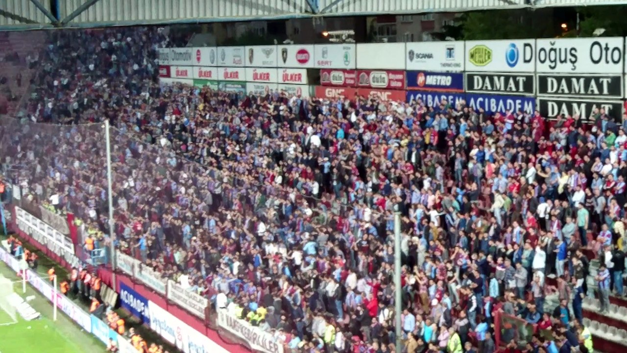 Trabzonspor-Fenerbahçe Olaylı maç Avni Aker Stadyumu