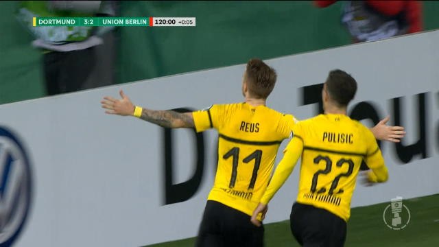 Coupe d'Allemagne - Reus délivre le Borussia Dortmund à la dernière seconde