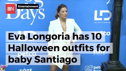 Eva Longoria Got 10 Halloween Outfits For Her Baby