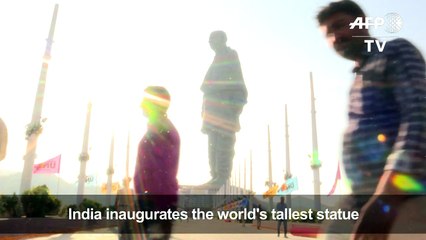 India inaugurates world's tallest statue