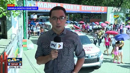 Update sa sitwasyon sa Holy Cross Memorial Park ngayong Undas