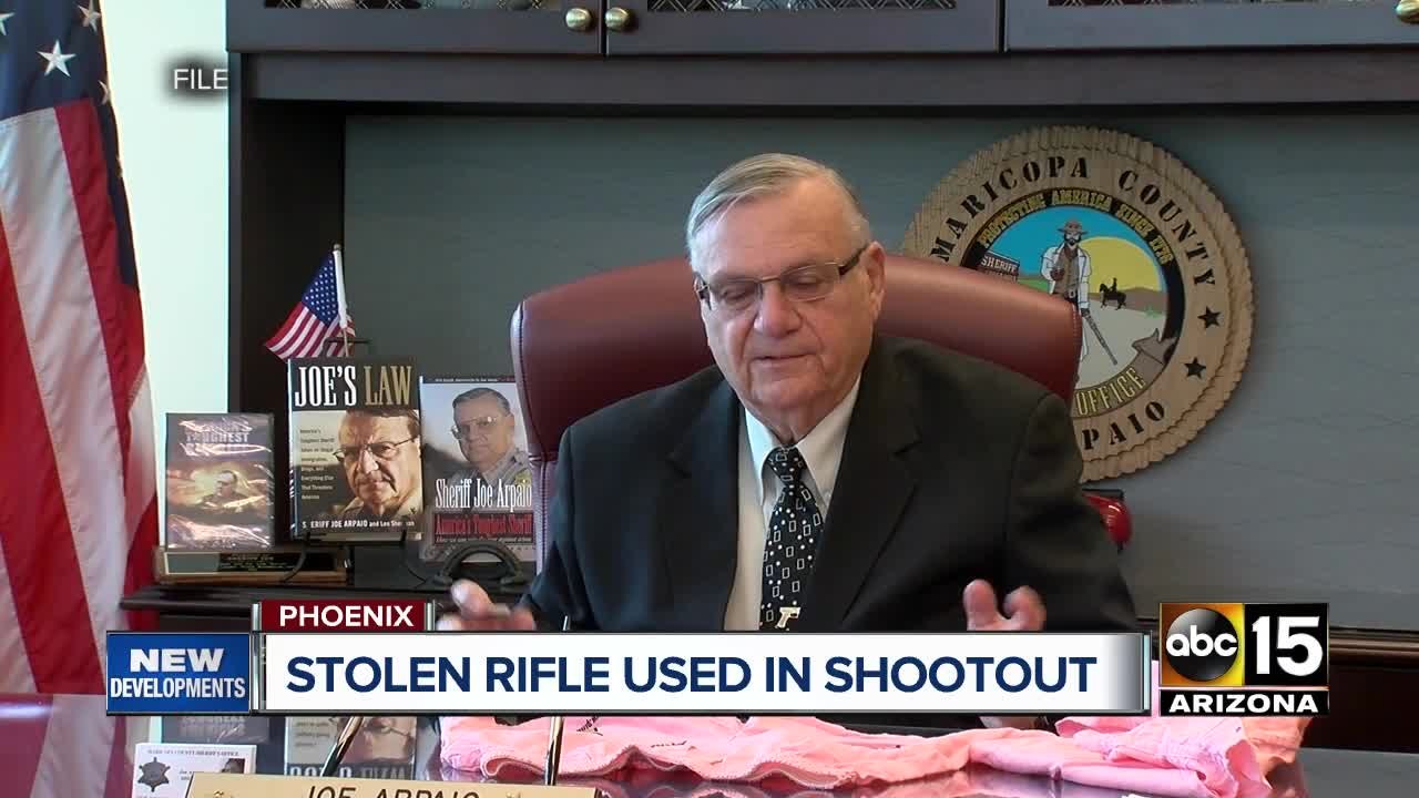Gun stolen from MCSO used in shootout on Interstate 17