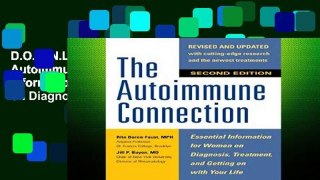 D.O.W.N.L.O.A.D [P.D.F] The Autoimmune Connection: Essential Information for Women  on Diagnosis,