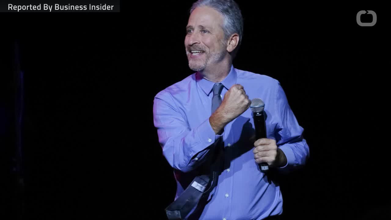 Jon Stewart Says Trump Successfully Baits The M...