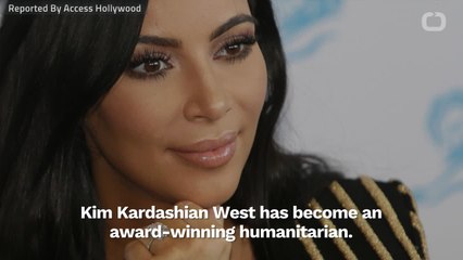 Kim Kardashian Honored For Humanitarian Efforts