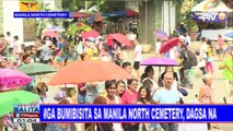 Mga bumibisita sa Manila North Cemetery, dagsa na