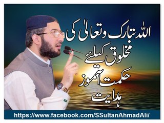 Guidance of Wisdom for the Creation from Allah Almighty.